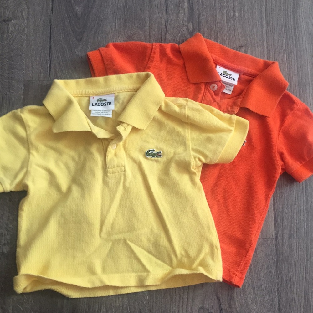 Toddler boys Lacoste polo shirt Size4T